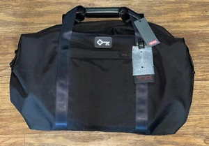 TUMI Travel Satchel Double Ballistic Duffle Bag Nylon Black Free Shipping - Picture 1 of 13