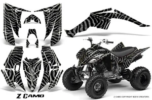 YAMAHA RAPTOR 350 GRAPHICS KIT CREATORX DECALS STICKERS Z CAMO S - Picture 1 of 1