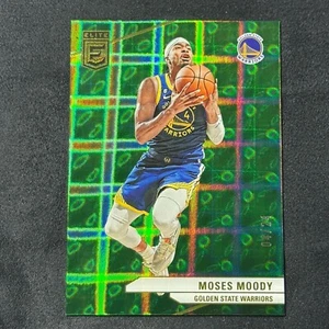 2023-24 Panini Donruss Elite MOSES MOODY #143 Green JERSEY # 04/24 - Warriors - Picture 1 of 3