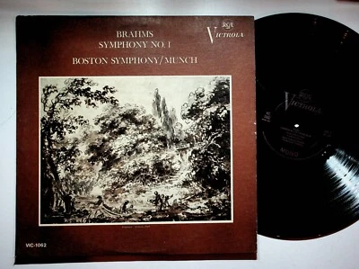 1964 Brahms Symphony No. 1 In C Minor Op. 68 Boston Munch Vinyl LP Record VG+ - Image 1 of 4