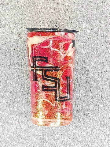 Florida State FSU Seminoles 18oz Stainless Steel Tumbler 18oz Cover