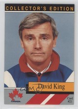 1991 International Hockey Tour Team Canada Collector's Edition David King #21