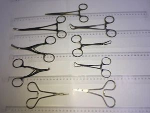 Menge 9 Stck. Gebrauchte Medizinische Chirurgische Nähinstrumente Angeln Chirurgische Zange - Bild 1 von 12