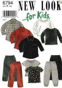 New Look Pattern 6794 Unisex, Shirts, Sweatpants , 4-9, FF - Picture 1 of 2