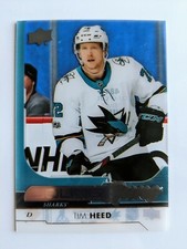 2017-18 UPPER DECK SERIES 2 TIM HEED RC YOUNG GUNS CLEAR CUT #484 SHARKS SWEDEN