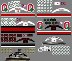 FULL SIZE Ohio State Buckeyes Helm alternative Aufkleber - 4 Designs zur Auswahl - Bild 1 von 9