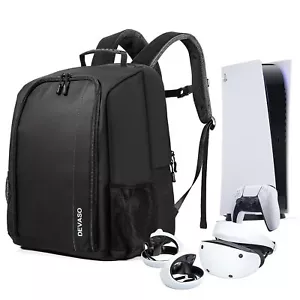 For PS5 Slim PS5 PS VR2 Gaming Console Travel Carrying Case Storage Bag Backpack - Picture 1 of 6