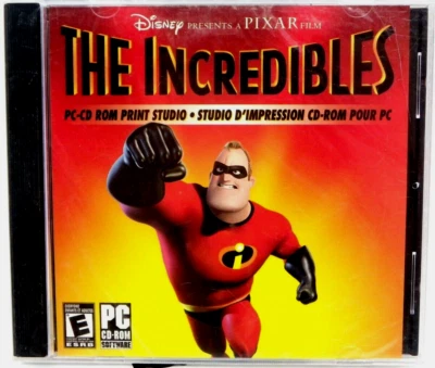 Sealed Disney The Incredibles PC-CD ROM Print Studio By Pixar 2006 CD-ROM Foto 1 de 4
