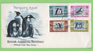British Antarctic Territory 1979 Penguin set on First Day Cover - Picture 1 of 1