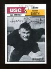 Harry Smith Signed 1988 Winners Usc Trojans All American Card Autographed 42650