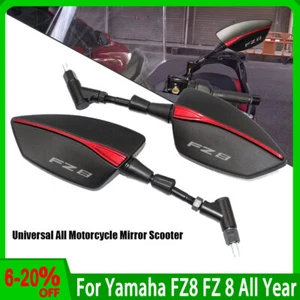LOGO FZ8 Motorcycle Rearview Rear Mirrors New For Yamaha FZ8 FZ 8 All Year - Imagen 1 de 9