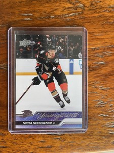 2023 24 UPPER DECK SERIES 1 YOUNG GUNS ROOKIE # 230 Nikita Nesterenko