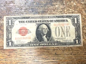 1928 United State Note Red Seal Funnyback FINE from Chelsea Rare Coins - Picture 1 of 2