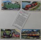 Kellogg *The Story Of The Locomotive 2Nd Series* 1965, 5 Cards *V.Good*