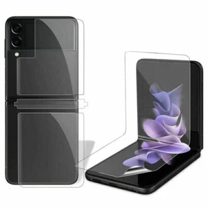 For Samsung Galaxy Z Flip3 5G Bubble Free Hydrogel Soft HD Screen Film Protector - Picture 1 of 8