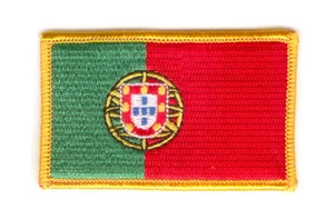 PARCHES BANDERA PORTUGUESA PARCHES PAÍS INSIGNIA HIERRO EN NUEVO BORDADO - Imagen 1 de 1
