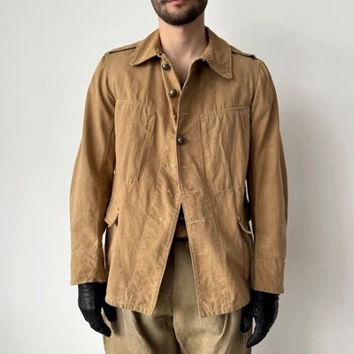 Chaqueta Bourgeron M38 del Ejército Francés Años 30 Segunda Guerra Mundial De Colección Foto 1 de 4