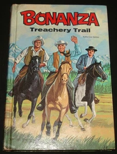 BONANZA - 1960s WESTERN TV  SHOW  WHITMAN ADVENTURE BOOK - Picture 1 of 4