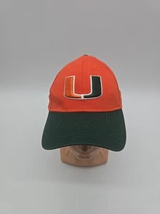 Miami Hurricanes Hat Cap Mens S/M Fitted New Era Football - Picture 1 of 10