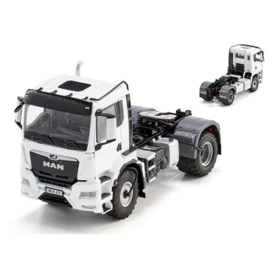 MAN TGS 18.510 4x4 BL 2-AXLE -TRUCK WHITE 1:32 Wiking Camion Modellino Nuovo - Immagine 1 di 3