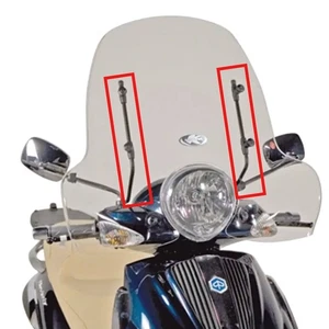 KIT FISSAGGIO PARABREZZA KAPPA MOTO PER PIAGGIO BEVERLY 500/125/250/300/400 - Picture 1 of 1