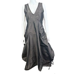 Maxi abito donna asimmetrico Hanna For La Journee’ tg2 grigio misto rayon unico - Foto 1 di 8