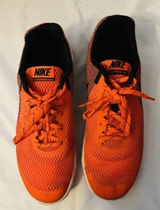 Nike Men’s Flex Experience Run 5 Orange Red Black Size 9.5 US Running Shoe - Picture 1 of 5