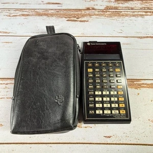 Vintage Texas Instruments TI 58C programmierbarer Taschenrechner mit Etui - Bild 1 von 4