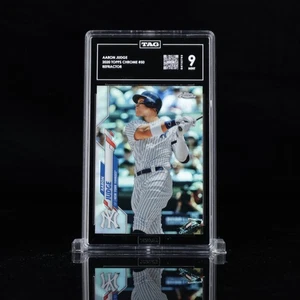 Aaron Judge 2020 Topps Chrome Refractor #50 | TAG 9 Mint Yankees MVP Pop 1 - Picture 1 of 2