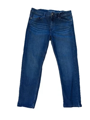 Calvin klein slim boyfriend jeans size 10 women blue dark wash low rise denim - Image 1 of 4