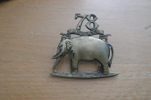 Original Victorian British Army 78th Foot Glengarry Badge - Picture 1 of 2