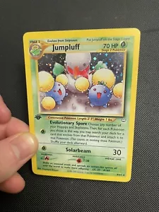 Pokémon TCG Jumpluff Neo Revelation 9/64 Holo 1. Auflage Holo selten ohne Etikett Vintage - Bild 1 von 9