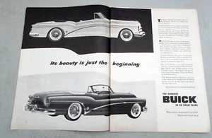 1953 Buick Skylark Convertible Original Print Ad - Picture 1 of 1