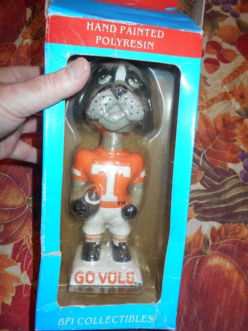 BPI TENNESSEE VOLS SMOKEY MASCOT COLLEGE BOBBLEHEAD W BOX XL SIZE 1990'S Cover