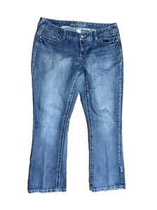 Maurices Straight Leg Jean's Women 's 11/12 Short (36x28.5) - Imagen 1 de 7