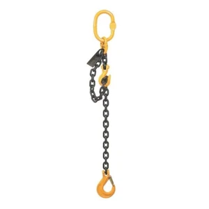 Cabestrillo de cadena BEAVER grado 80 de una sola pierna 8 mm con gancho Clevis 2T 2M - Imagen 1 de 1