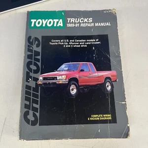 CHILTONS TOYOTA TRUCKS 1989-91 REPAIR MANUAL - Bild 1 von 6