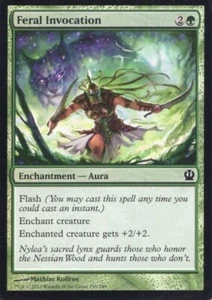 FERAL INVOCATION 158/249 FOIL THEROS MTG MAGIC NM - Bild 1 von 1