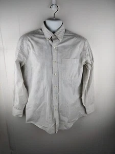 Tommy Hilfiger Regular Fit Mens 15.5 32-33 White Blue Yellow Button Down Shirt - Picture 1 of 9