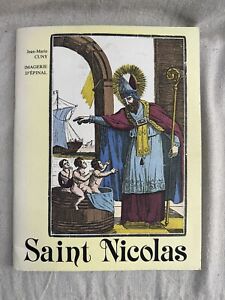 Saint Nicolas par Jean-Marie Cuny ~ Vintage Français Religieux PB ~ Saint Nicolas
