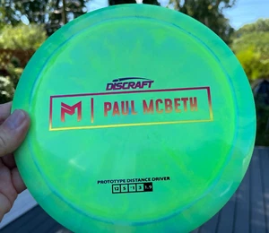 Discraft McBeth First Run Disc Golf Prototype Kong Zeus Halo New Swirls  #1703 - Picture 1 of 11