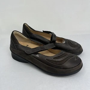 Finn Comfort Womens Size UK 5.5 D US 8 Mary Jane Black Leather Comfort Shoes - Picture 1 of 8