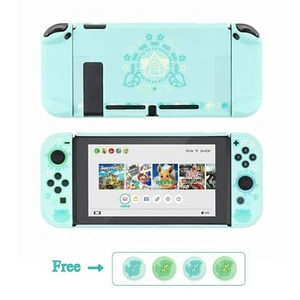 Protective Case for Nintendo Switch 2017 + Thumb Grips Shock-Absorption Shell - Picture 1 of 11