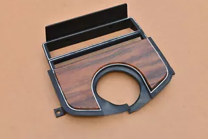 76 77 78 79 Cadillac Seville Dash Woodgrain Wood Trim Bezel Speedometer - Foto 1 di 3
