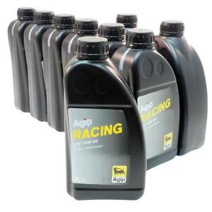 Agip Engine Oil Racing Fully Synthetic Oil Service 10W-60 23537 Api Sl 9L