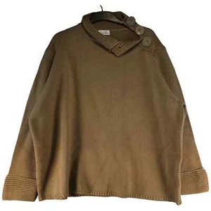 Jersey Union Blues para mujer talla 32-34 verde manga larga cuello redondo lana - Imagen 1 de 8