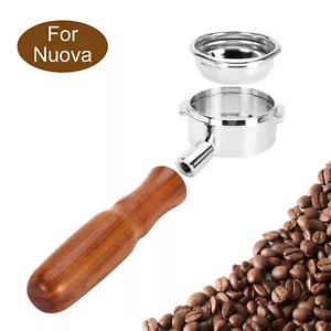 58mm For Nuova Bottomless Portafilter Espresso Coffee Naked Filter Two Ears - Bild 1 von 13