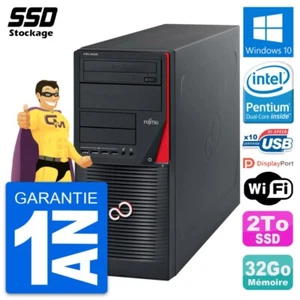 PC tour Fujitsu Celsius W530 MT Pentium G3220 RAM 32Go SSD 2To Windows 10 Wifi - Bild 1 von 7