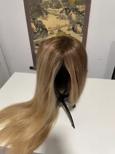 Blonde Wig. Excellent condition. Price Negotiable. Human hair wig. Stand Include - Picture 1 of 4