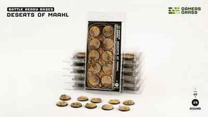 Gamers Grass Deserts of Maahl Bases - Round 25mm (x10) GGB-DR25 - Picture 1 of 2